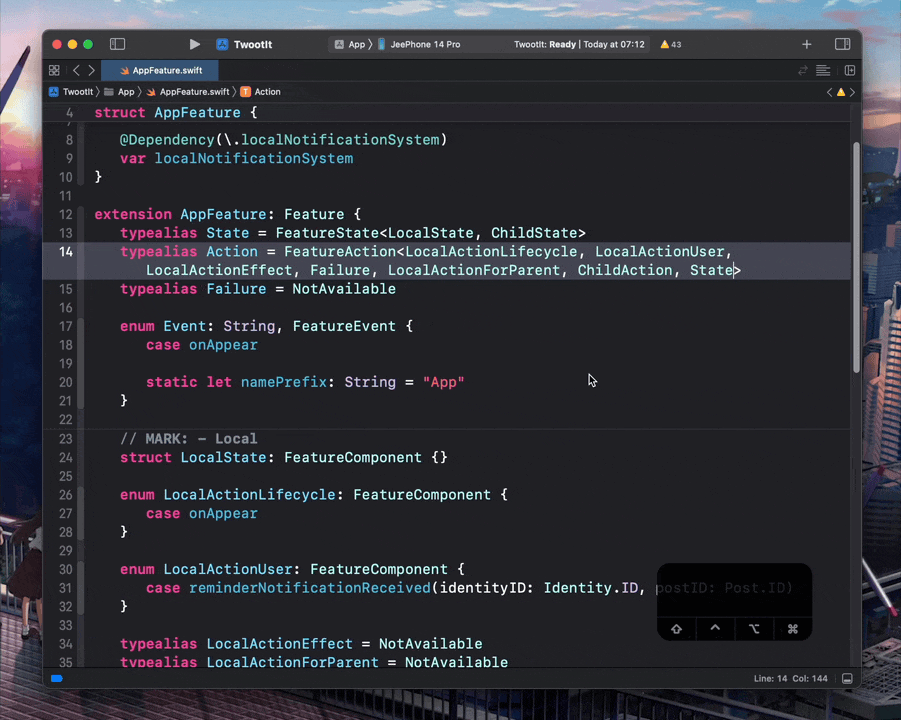 Note that noncopyable structs can have a deinit method, which normal structs can’t have.